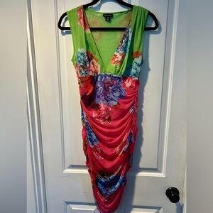 KAREN MILLEN sheer floral dress